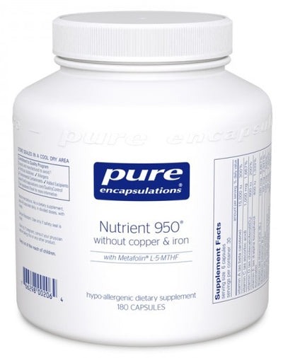 Nutrient 950 without Copper & Iron 180 Capsules