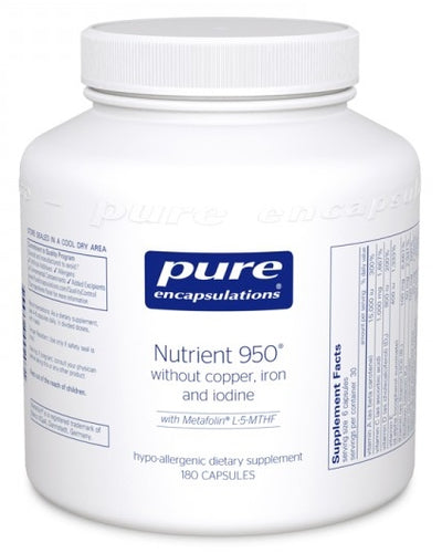 Nutrient 950 without Copper, Iron and Iodine 180 Capsules