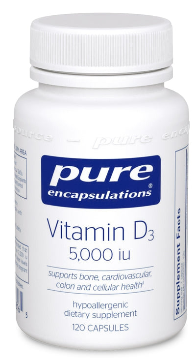 Vitamin D3 5,000 IU 120 Capsules