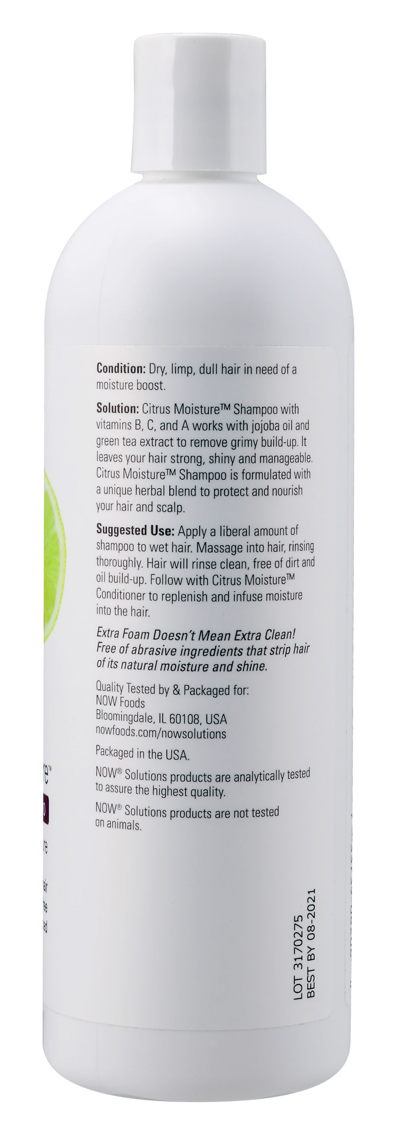 Now Solutions - Citrus Moisture Shampoo 16 fl oz (473 ml)