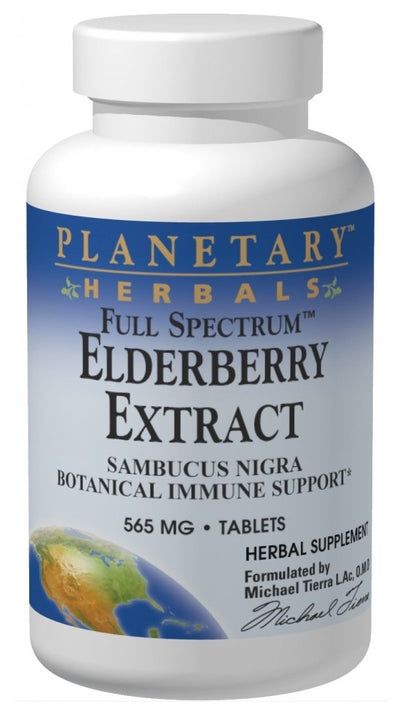 Full Spectrum Elderberry Extract 525 mg 90 Tablets