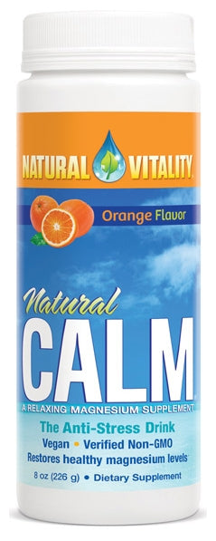 Natural Calm Orange Flavor 8 oz