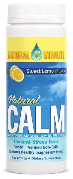 Natural Calm Sweet Lemon Flavor 8 oz