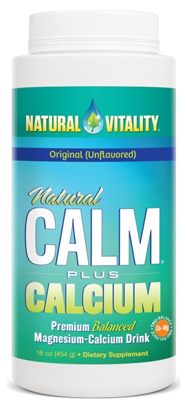 Natural Calm Plus Calcium Original (Unflavored) 16 oz