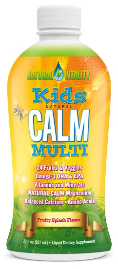 Kid's Natural Calm Multi Fruity Splash Flavor 30 fl oz