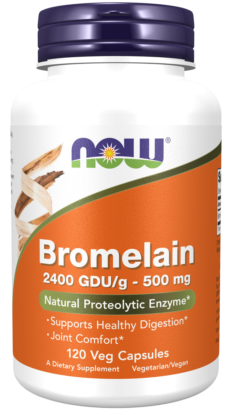 Bromelain 2400 GDU/g 500 mg 120 Veg Capsules