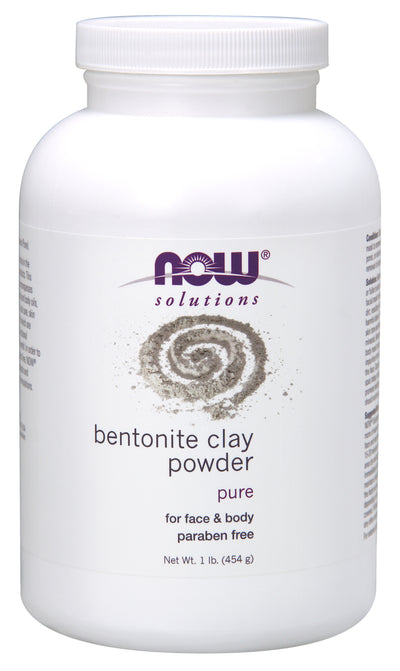Now Solutions - Bentonite Clay Powder Pure 1 lb (454 g)