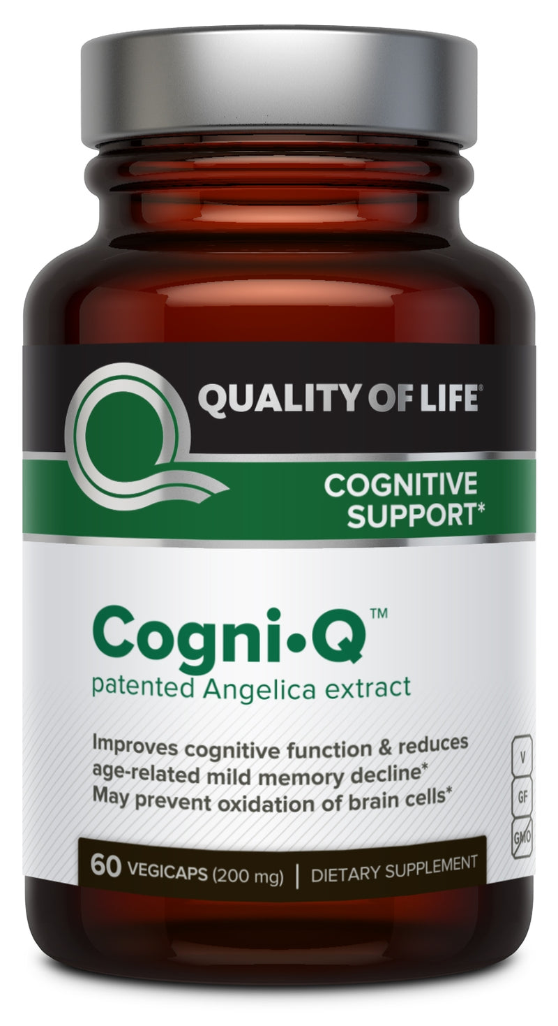 Cogni-Q Patented Angelica Extract 200 mg 60 Vegicaps