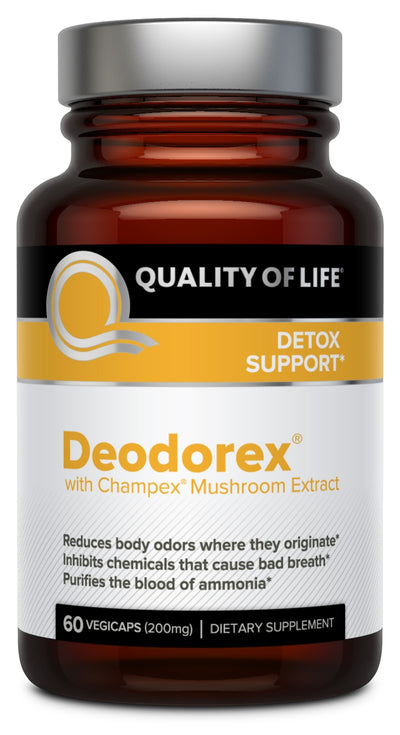 Deodorex with Champex Mushroom Extract 200 mg 60 Vegicaps