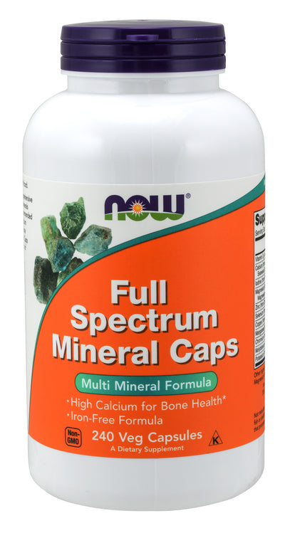 Full Spectrum Mineral Caps 240 Capsules | By Now Foods - Best Price