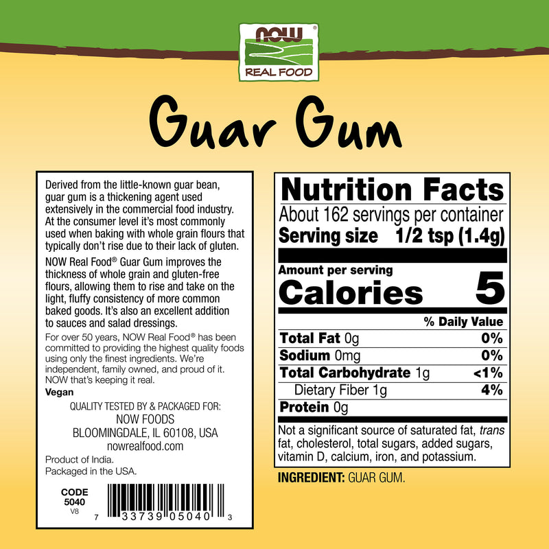 NOW Foods, Guar Gum Pure Powder 8 oz (227 g)
