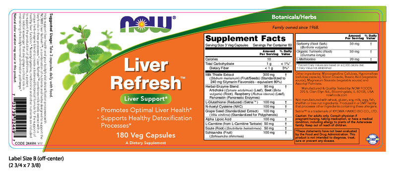Liver Refresh 180 Veg Capsules