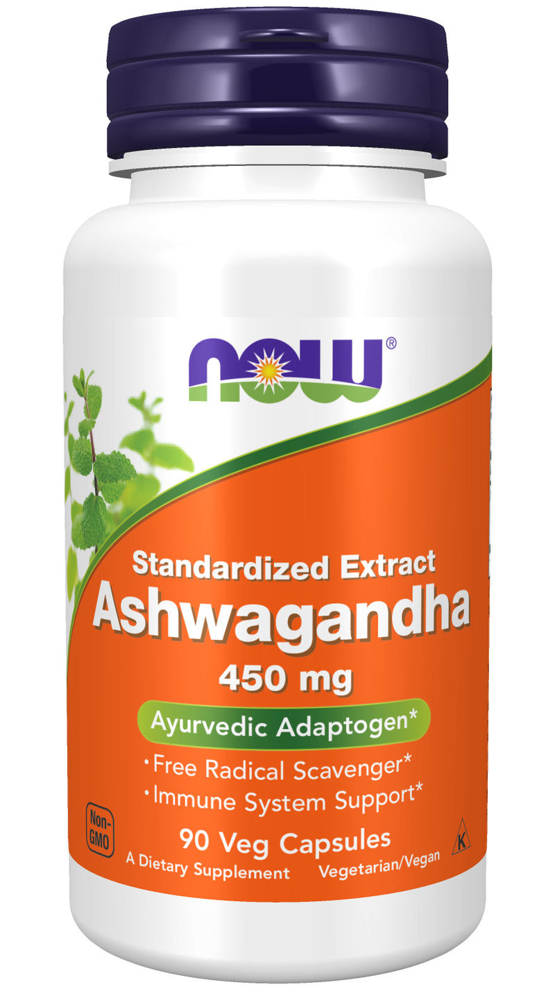 Ashwagandha Standardized Extract 450 mg 90 Veg Capsules