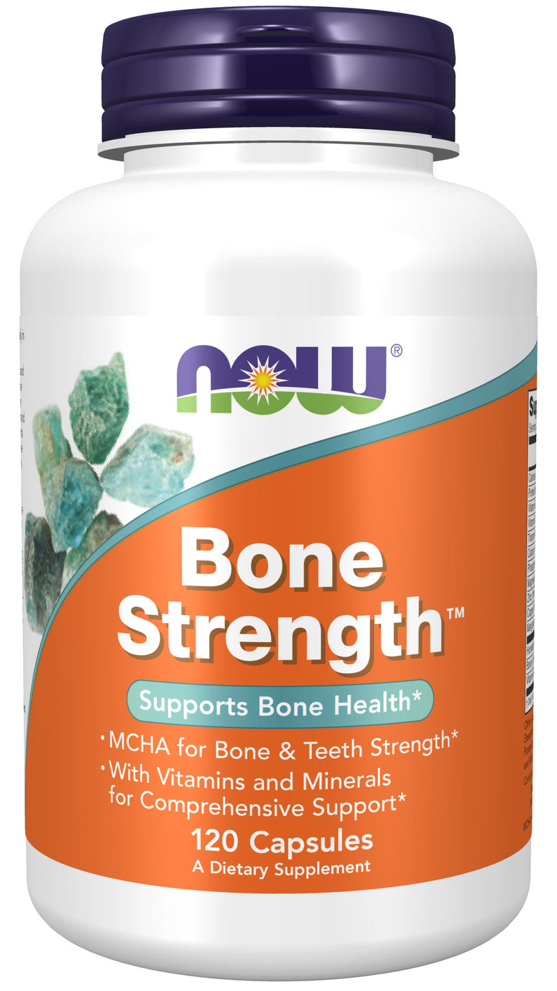 Bone Strength 120 Capsules | By Now Foods - Best Price