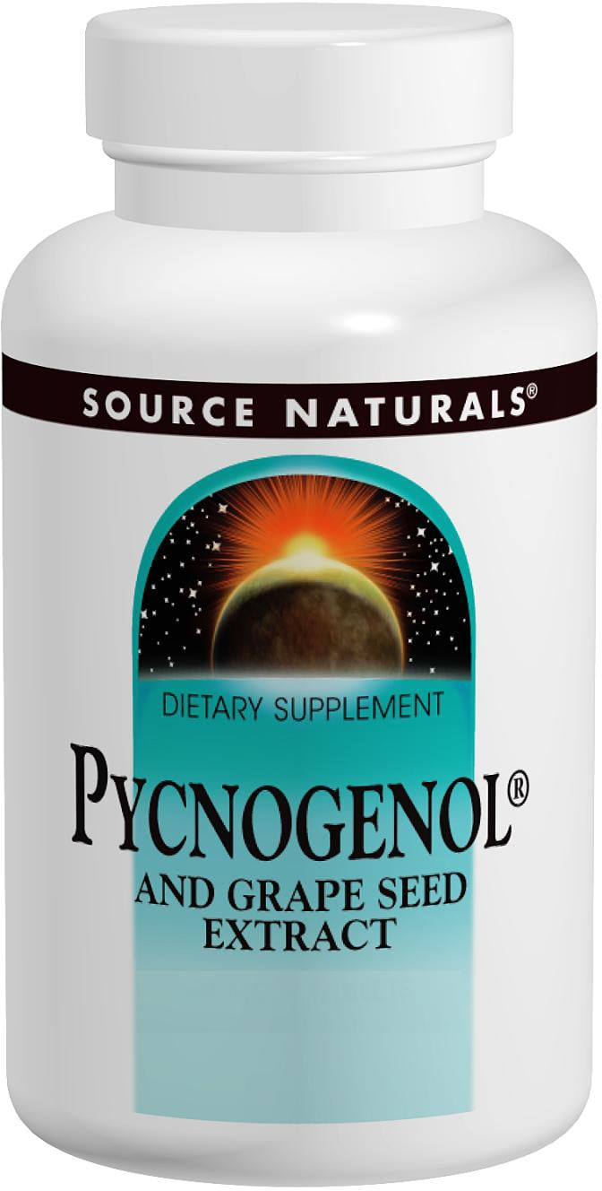 Pycnogenol and Grape Seed Extract 50 mg 60 Tablets