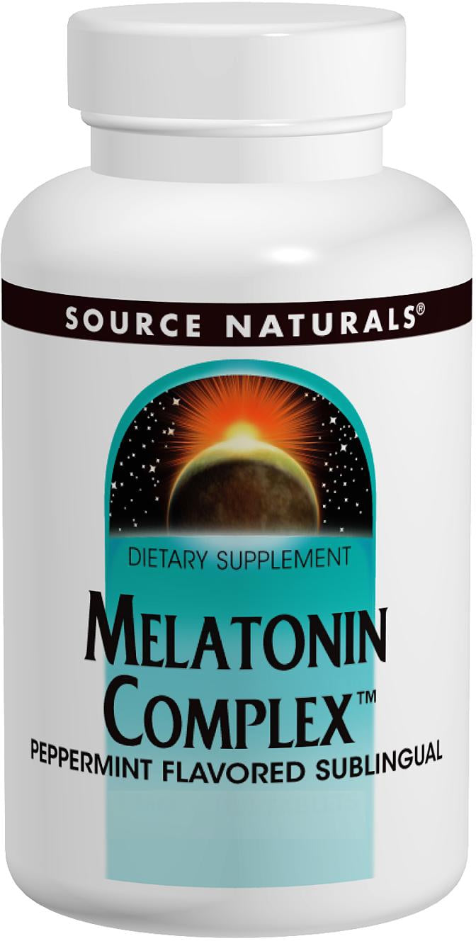 Melatonin Complex Peppermint Flavored Sublingual 3 mg 100 Tablets