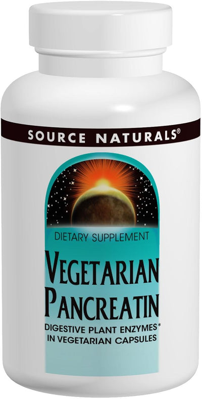 Vegetarian Pancreatin 475 mg 120 Vegetarian Capsules