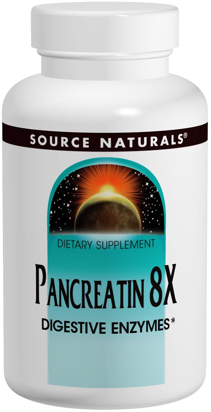 Pancreatin 8X 500 mg 100 Capsules
