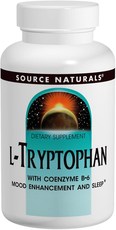 L-Tryptophan with Coenzyme B-6 500 mg 60 Tablets