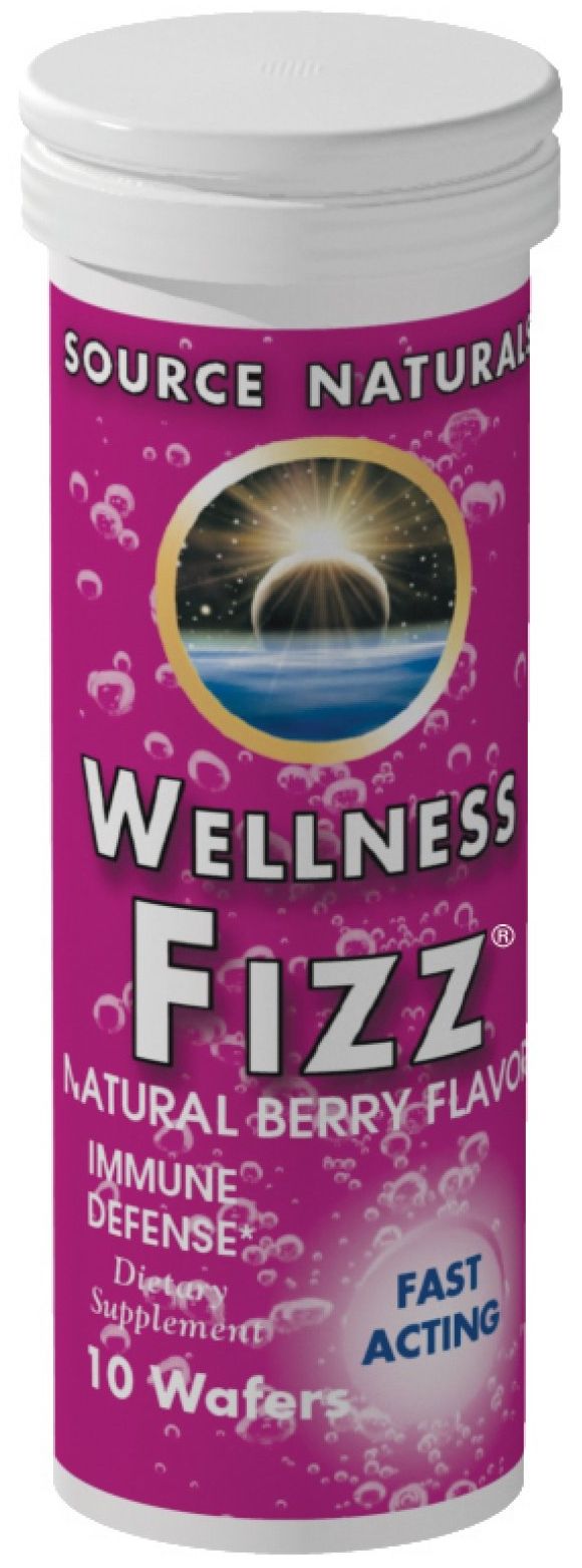 Wellness Fizz Natural Berry Flavor 10 Wafers