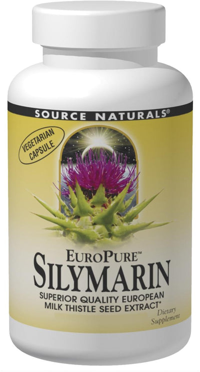 EuroPure Silymarin 200 mg 120 Vegetarian Capsules