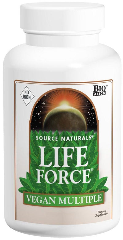 Life Force Vegan Multiple No Iron 120 Tablets
