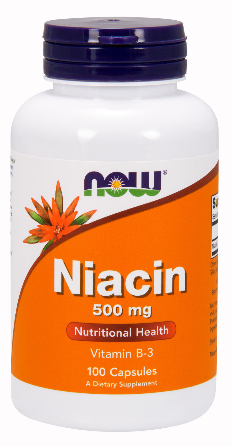 Niacin 500 mg 100 Capsules