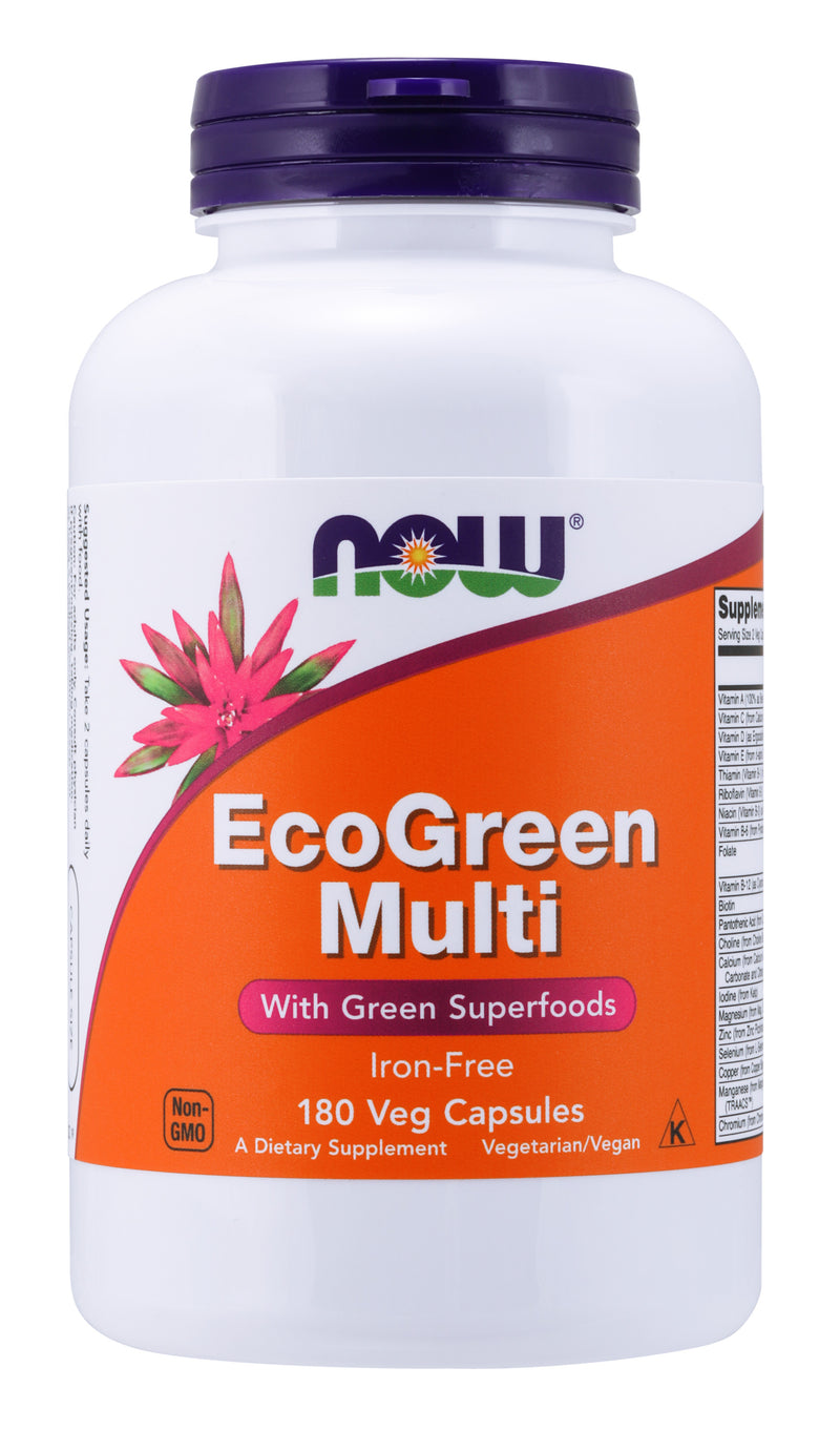 Eco-Green Multi Iron-Free 180 Veg Capsules