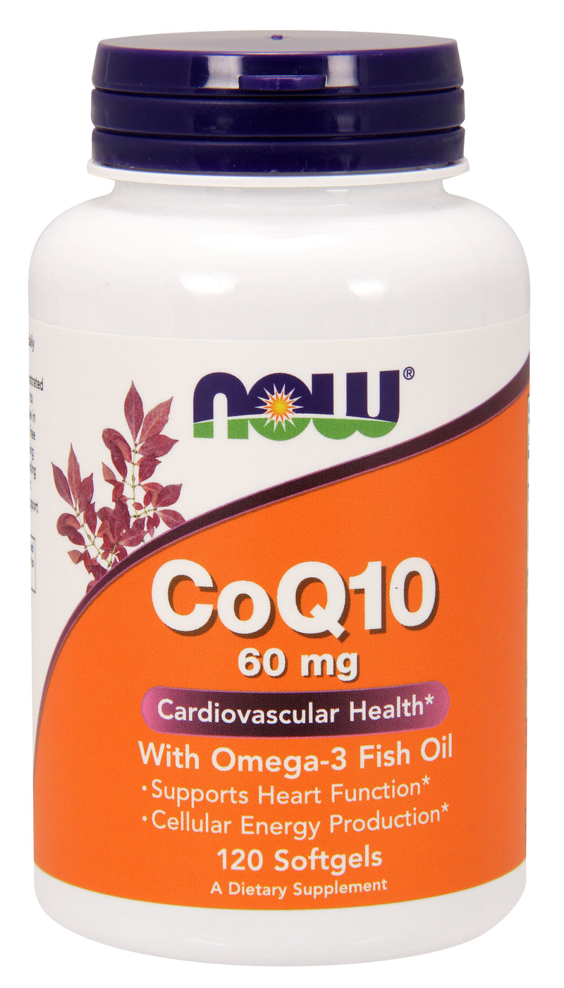 CoQ10 60 mg With Omega-3 Fish Oils 120 Softgels