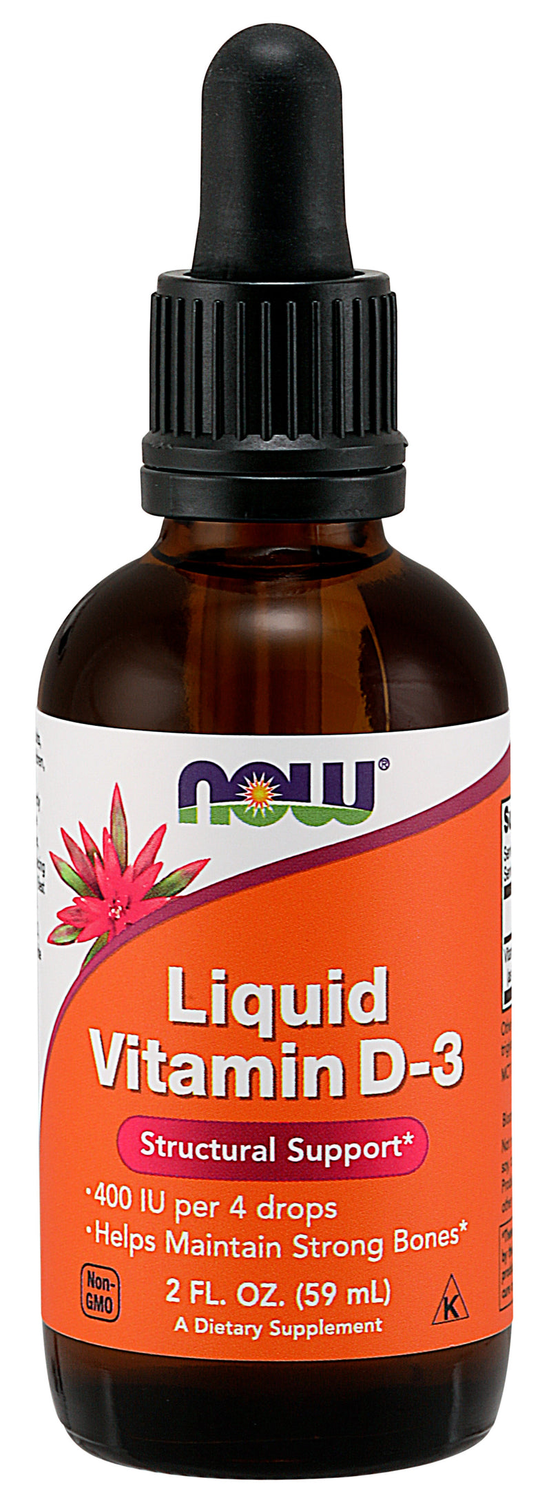 Liquid Vitamin D-3 2 fl oz (60 ml)