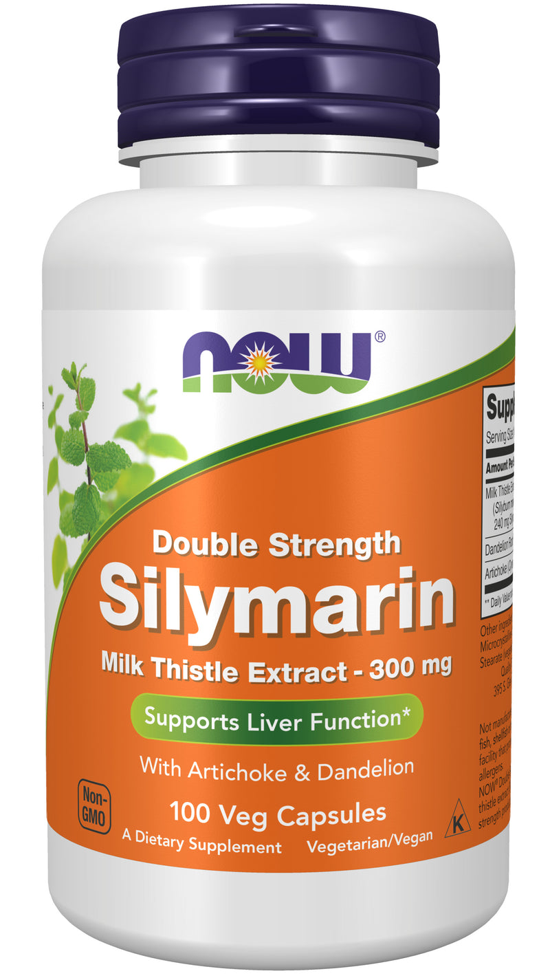 Silymarin Milk Thistle Extract 300 mg 100 Veg Capsules | By Now Foods - Best Price