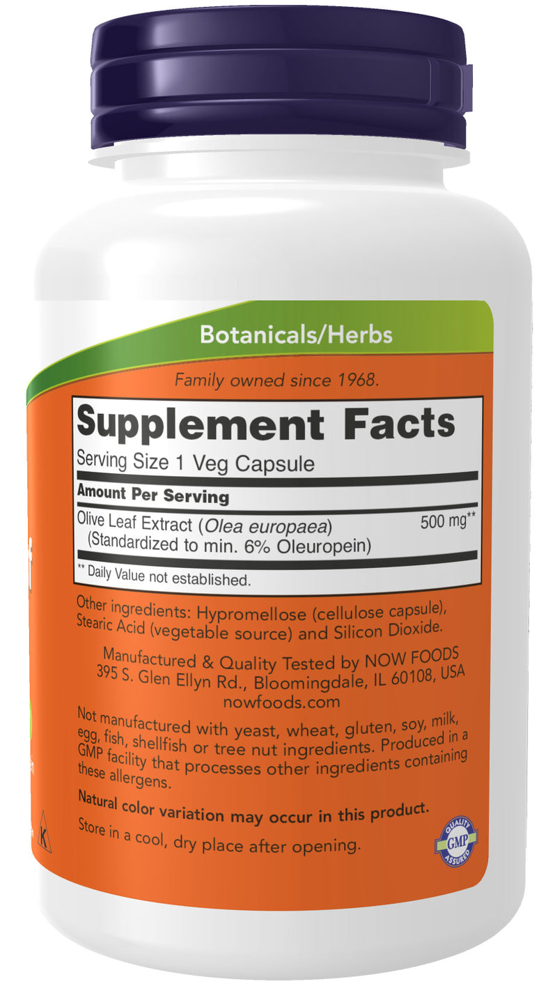 Olive Leaf Extract 500 mg 120 Veg Capsules