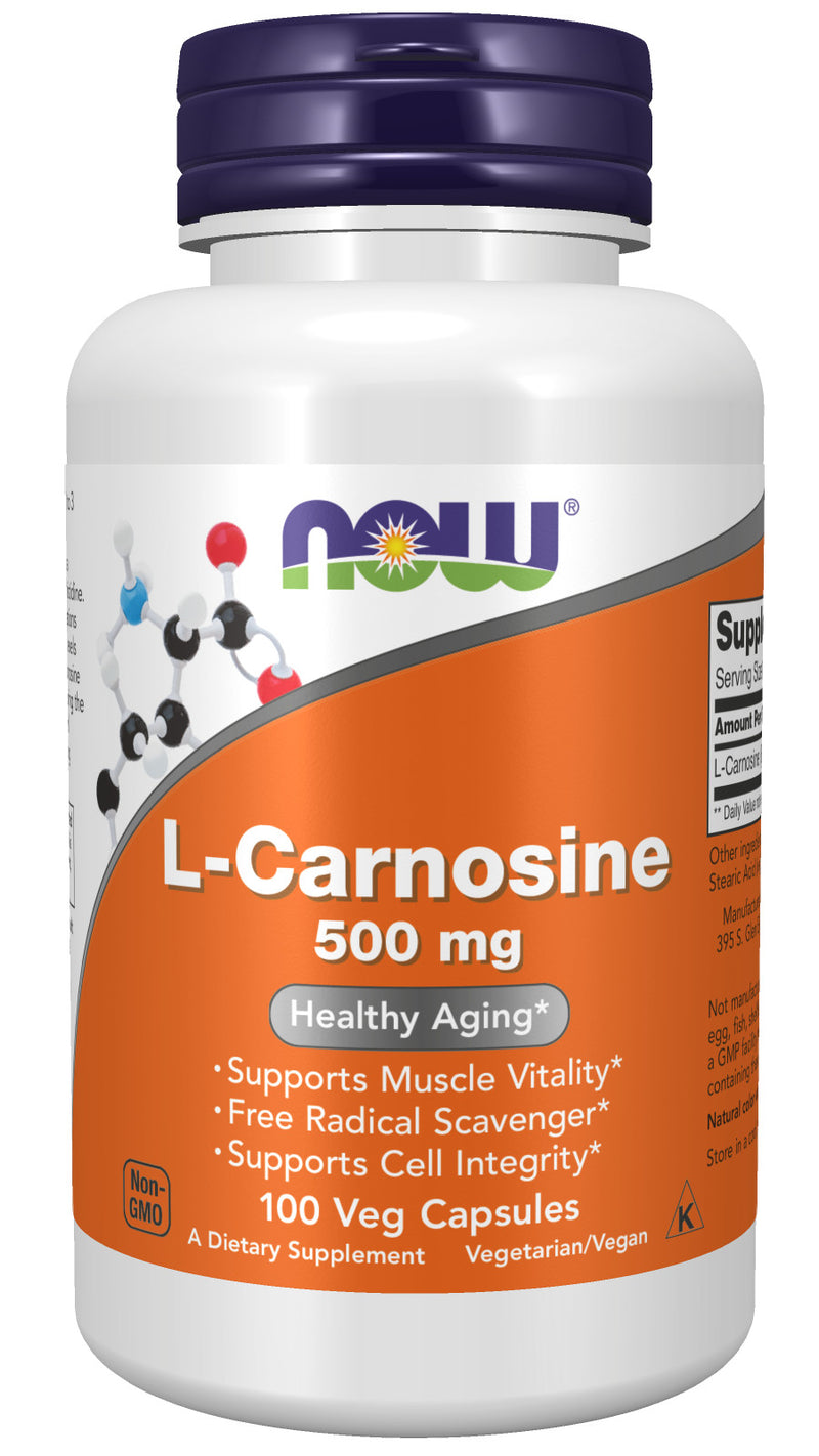 L-Carnosine 500 mg 100 Veg Capsules